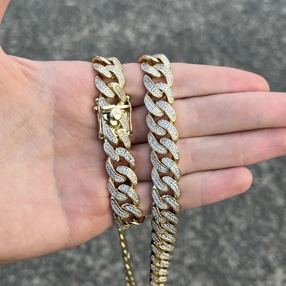 Harlem Bling Iced Out Cuban Link Chain